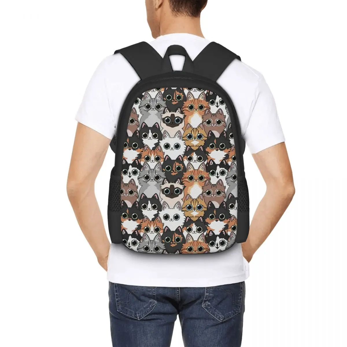 Lots Of Cats! Backpack for Girls Boys Travel RucksackBackpacks for Teenage school bag