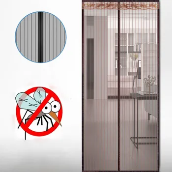 6 Size Reinforced Magnetic Screen Door Curtain Net Anti Insect Mesh Fly Screen Mosquito Protection Net Magnet Curtains Mosquit