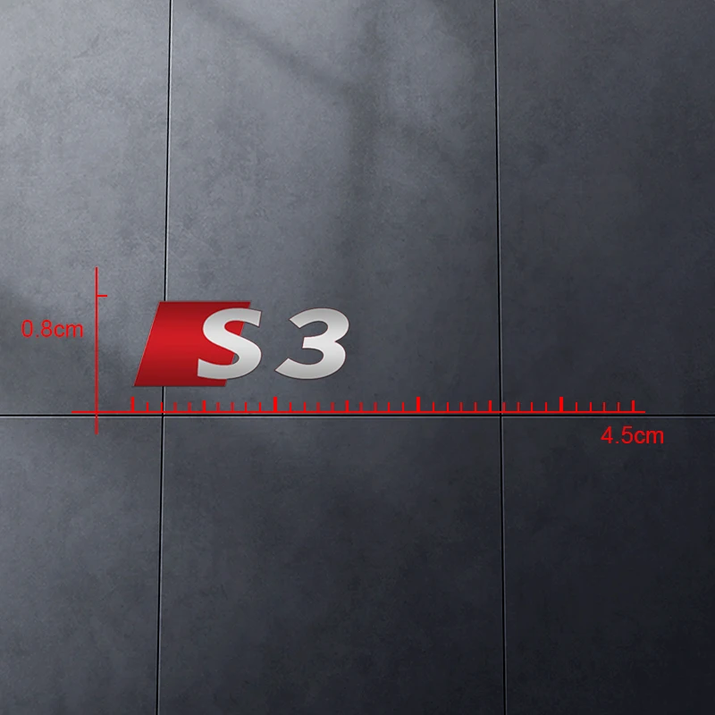 10 шт. металлические автомобильные наклейки с логотипом на руль для Audi S3 Q5 Q3 TT A5 A4 A3