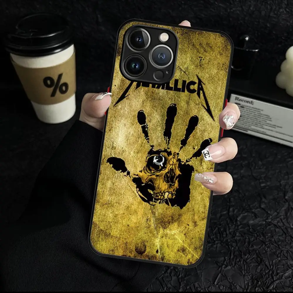 Чехол для телефона M_metallicaes iPhone 16 Pro Max 15 14 13 12 X XR XS XSMAX 8 7 Plus чехол-скраб с ощущением