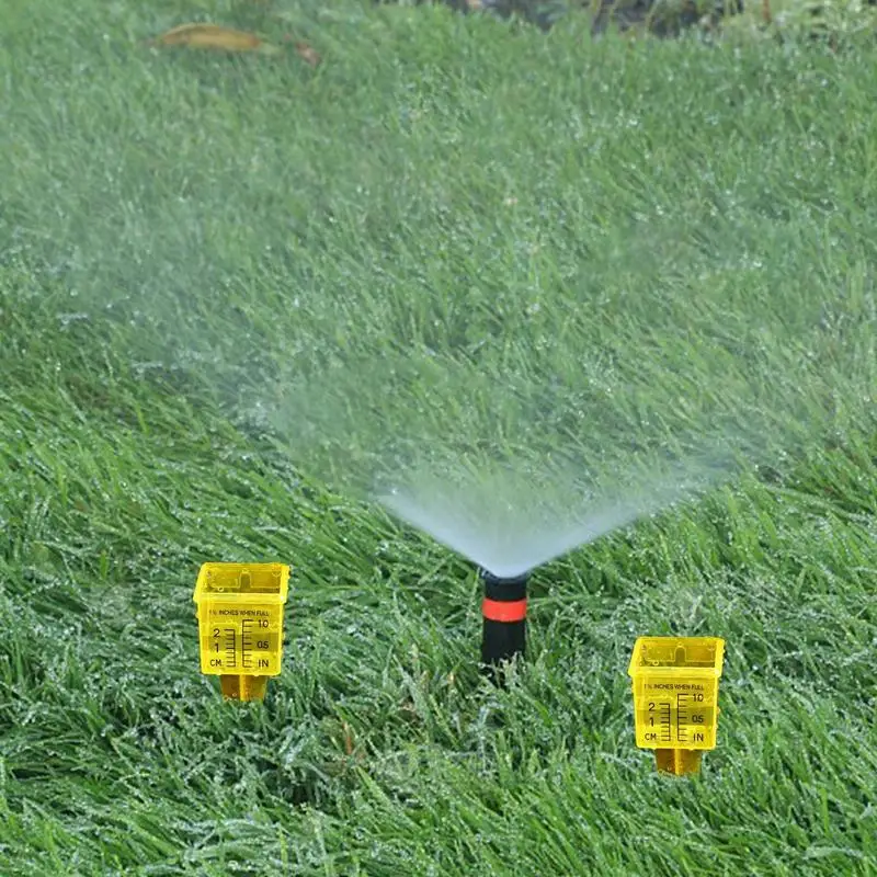 Датчик дождя портативный Желтый садовый дождемер 5 шт.