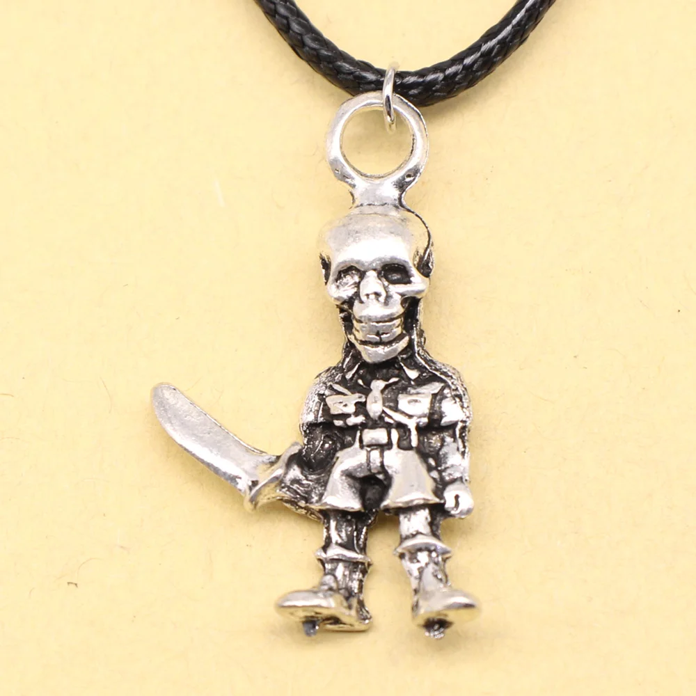 1 шт., пиратское ожерелье для мужчин и женщин, 22x37 мм