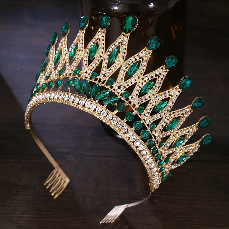 Принцесса в стиле барокко королева гребни корона свадебный головной убор для