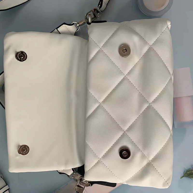 

Luxury Women's Shoulder Bag Pu Leather Women's Straddle High Quality Bag Brand Designer Simplicity Girl's Purse Handbag Sac