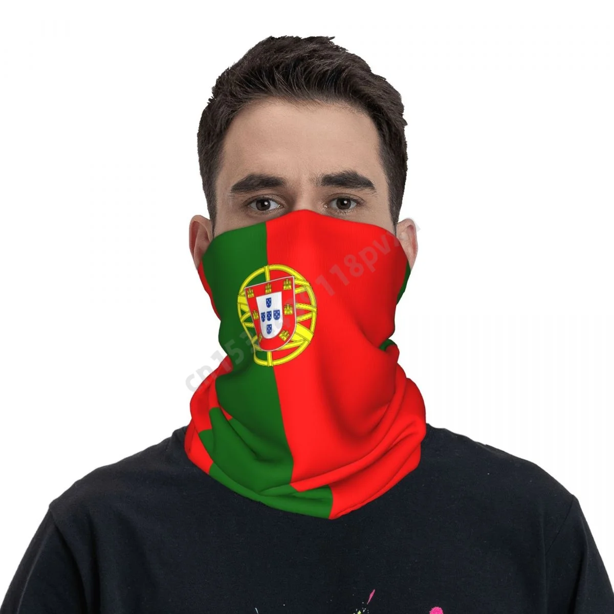 

Шейный платок с португальским флагом, шарф, маска для лица и шеи, унисекс, обогреватель для шеи, аксессуары для велоспорта, походов