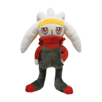 pok%c3%a9mon anime plush toy 28cm scorbunny rabbit cartoon doll can sleep and comfort can be given to children and friends as gifts