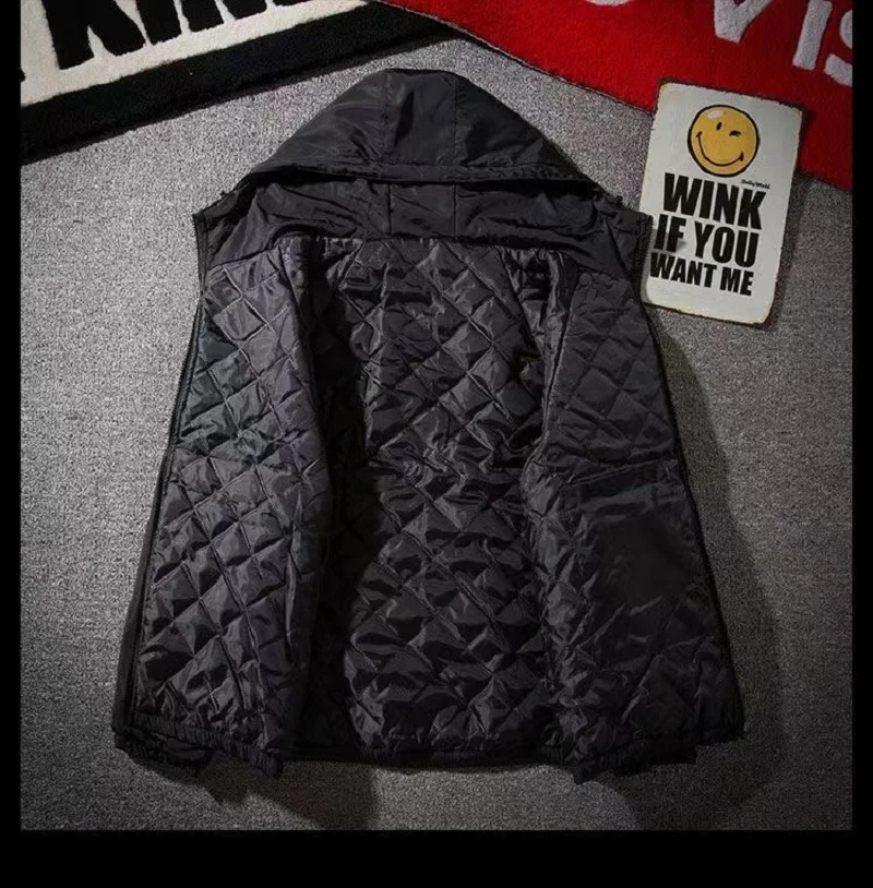 2021 New Men's Cotton-padded Jacket Winter Thick And Warm Male Jacket Korean Style Trendy Cotton Clothing Large Size Coat