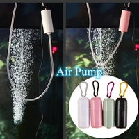 mute usb portable fishing household aquarium 5v 1w oxygen double pump aerator air compressor fish tank accessoris silicone hose