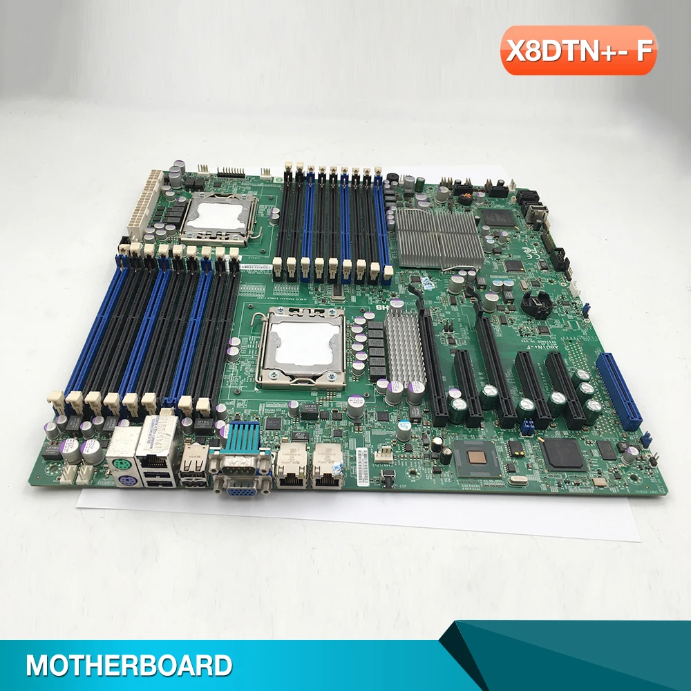 

X8DTN+- F Two-way Server Motherboard X58 LGA1366 5520 Chip Support Xeon Processor 5600/5500 Series