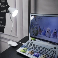 rechargeable book reading lamp desk night light clip for bedroom room usb bedside table flexo led luminaire fixture home gadgets