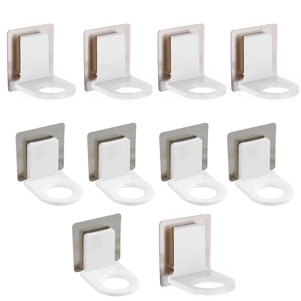 

Shower Bottle Hook Holdershampoo Wall Bracket Rack Bottles Pump Stand Bathroom Soap Heavy Duty Hanging Basket Mount