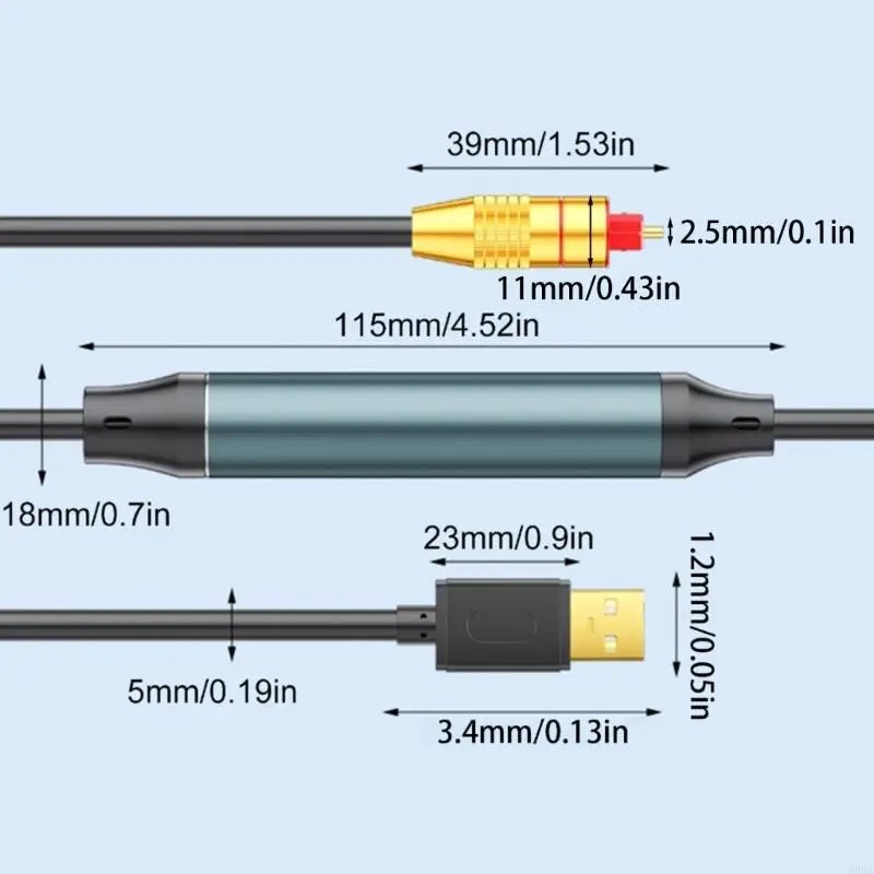 USB оптический аудио адаптер для ноутбука