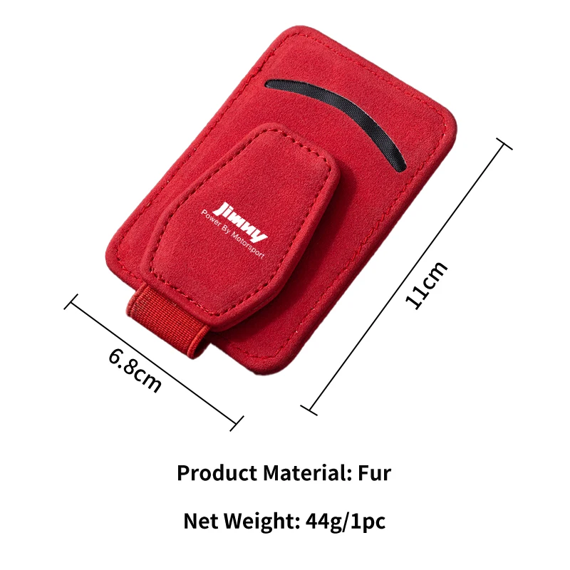 Sun Visor Eyeglass Holder Flip Flop Leather Card Organiser For Suzuki Grand Vitara SX4 Swift Jimny Kizashi Liana