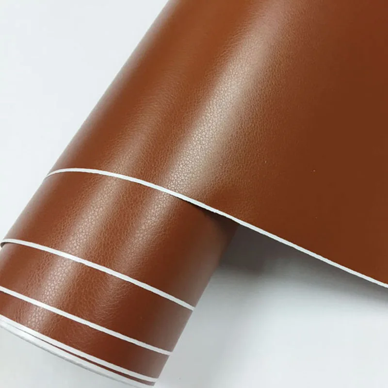 Новый кожаный узор ПВХ клейкие наклейки из виниловой пленки водонепроницаемое