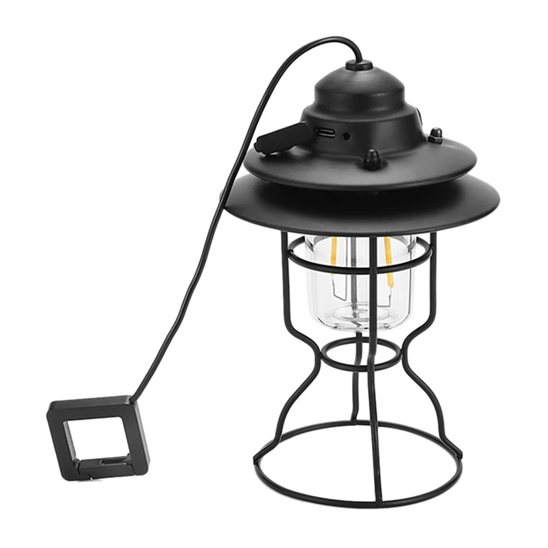 

Camping Lights Outdoor Multifunctional Horse Lanterns Camping USB Rechargeable Emergency Lighting Hanging Portable Light
