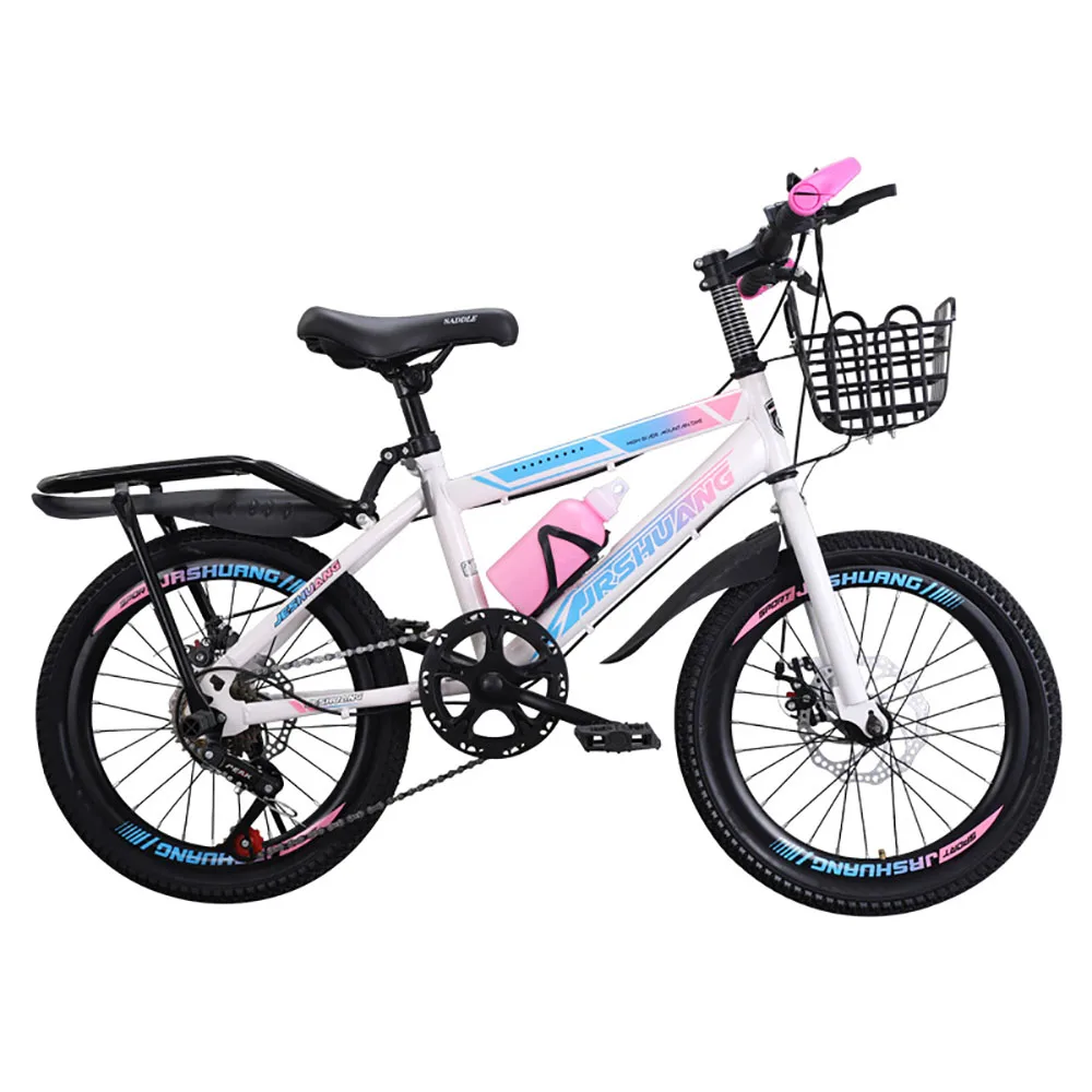 

22 Inch Children Mountain Biking Variable Speed Bicycle High Carbon Steel Electrostatic Paint Frame Front Rear Double Disc Brake