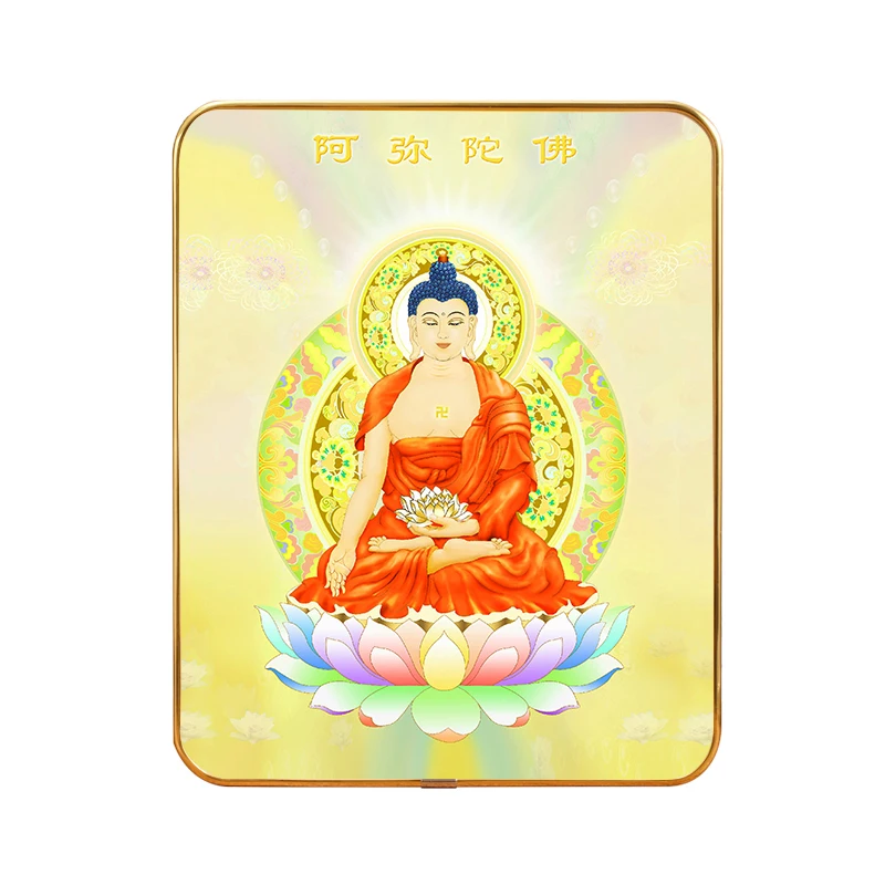 Портрет Будды Амитабхи буддийская подвесная картина декоративная в фоторамке