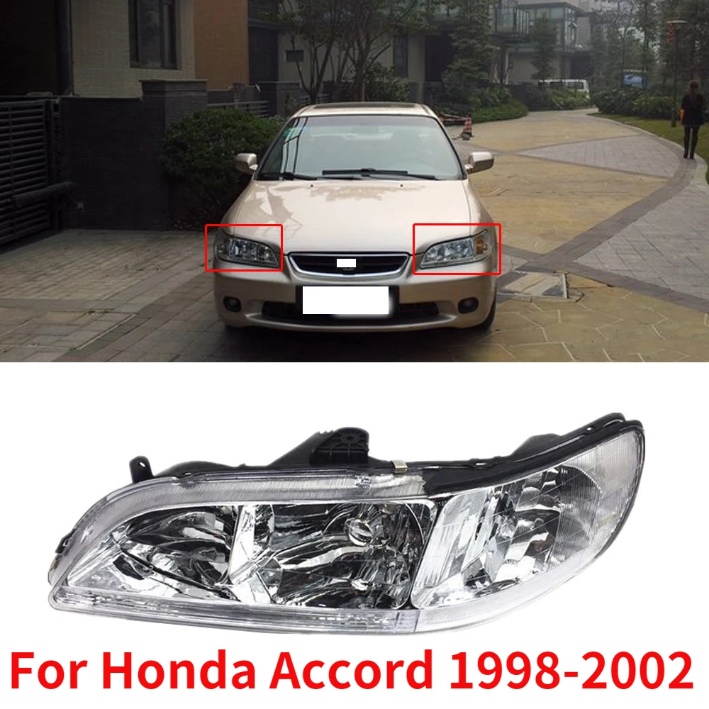 CAPQX For Honda Accord 1998 1999 2000 2001 2002 Front bumper headlight headlamp head light lamp daytime running |