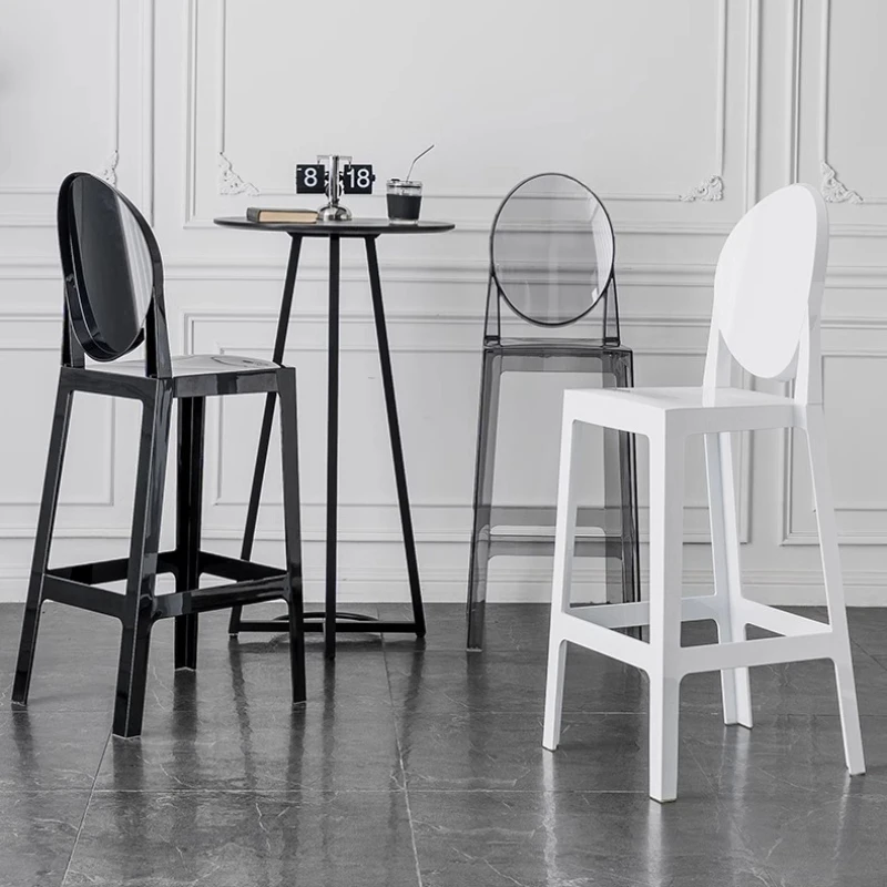 Акриловые офисные барные стулья для столовой пластиковый пол салонные