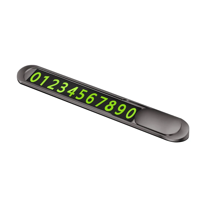 

Светящаяся Автомобильная Временная парковочная карта, автомобильная наклейка, скрытая Автомобильная табличка с номером телефона, автомобильные аксессуары