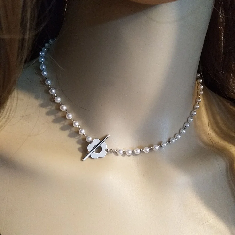 Ожерелье с жемчужной подвеской в стиле бохо модная милая романтическая