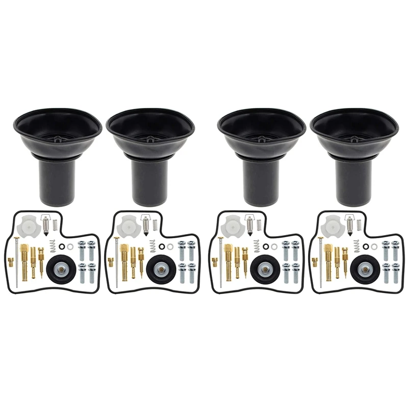 

2X Repair Kit Carburetor Diaphragm Plunger With Needle For Honda Steed Shadow VLX 400