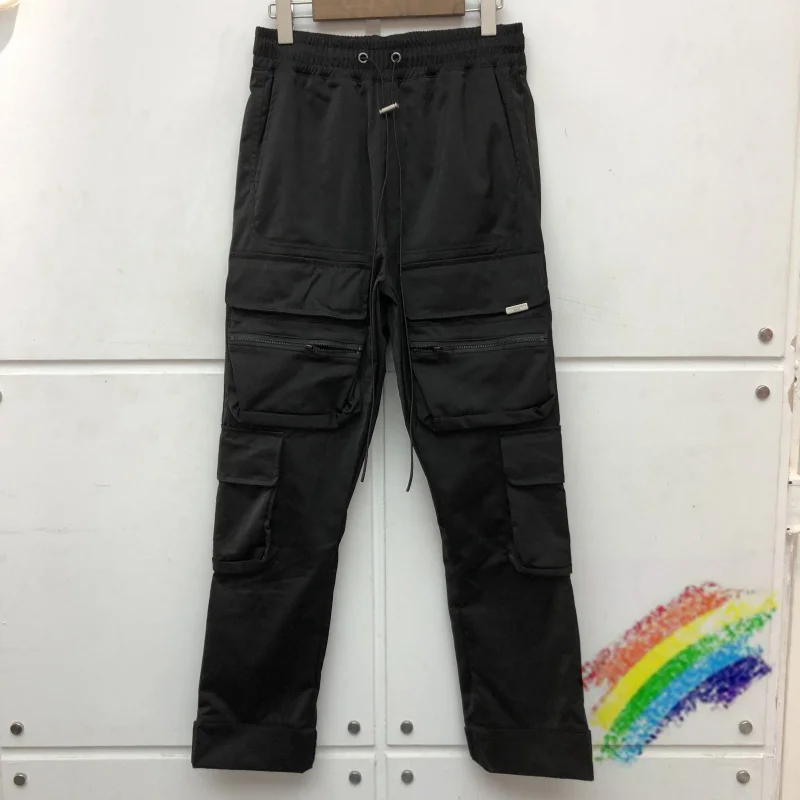 

REPRESENT Multi-pocket Pants Men Women High Quality Drawstring High Street Cargo Tailoring REPRESENT Pants Overalls