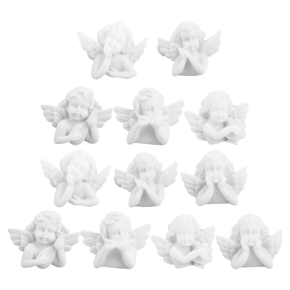 

Angel Resinfigurines Diy Jewelry Charms Craftscase Mini Flatbacks Cherubstatue Making Charm Ornament Supplies Miniature Flat