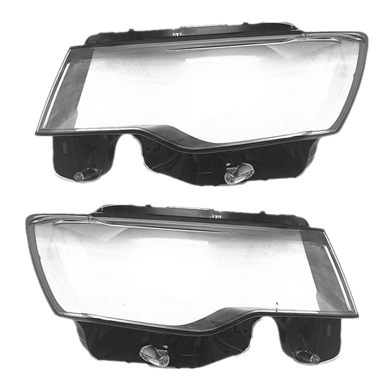 

2 Pcs Car Headlight Lens Cover Transparent Headlight Lamp Shell For Jeep Grand Cherokee 2014-2019, Left & Right