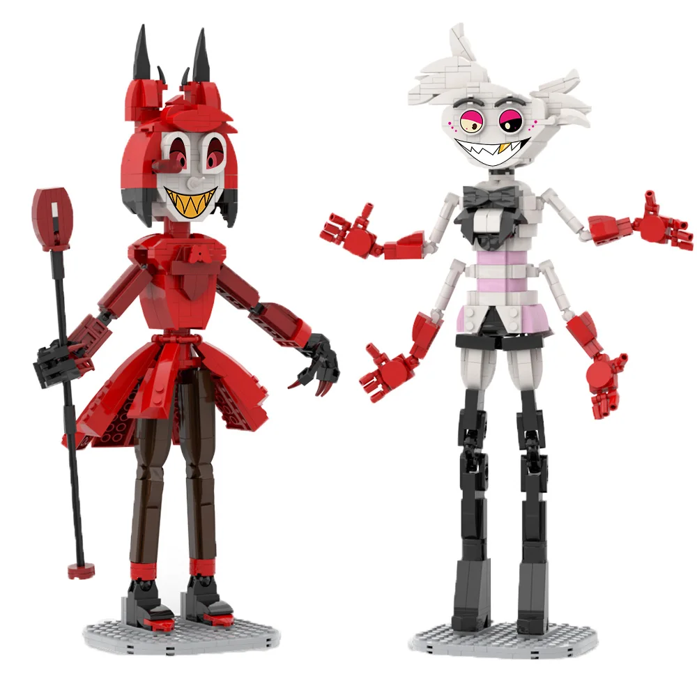 Фигурка Аластора из аниме Hazbined Hotel ангел пыль строительные блоки набор моделей MOC