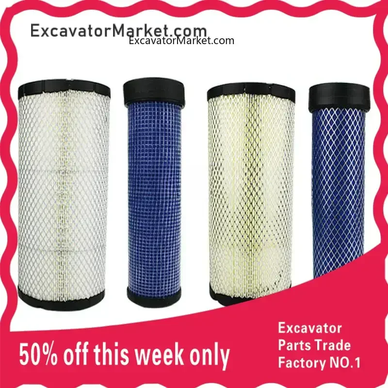 Фильтр воздушный для Volvo EC55/60/65/80 фильтр сетчатый аксессуары экскаватора высокого