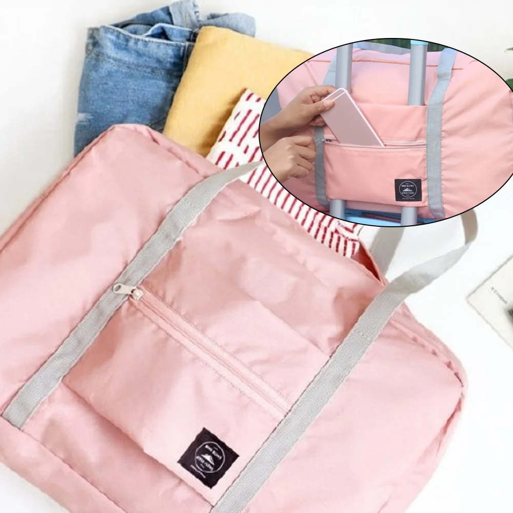 2022 Waterproof Folding Travel Bag Portable Travel Bag Handbags Men and Women New Fashion Duffle Bag Travel Luggage Storage Bags images - 6