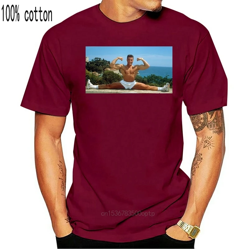 

Fashion Cool Men T Shirt Women Funny Tshirt Jean Claude Van Damme Splits Customized Printed T-Shirt