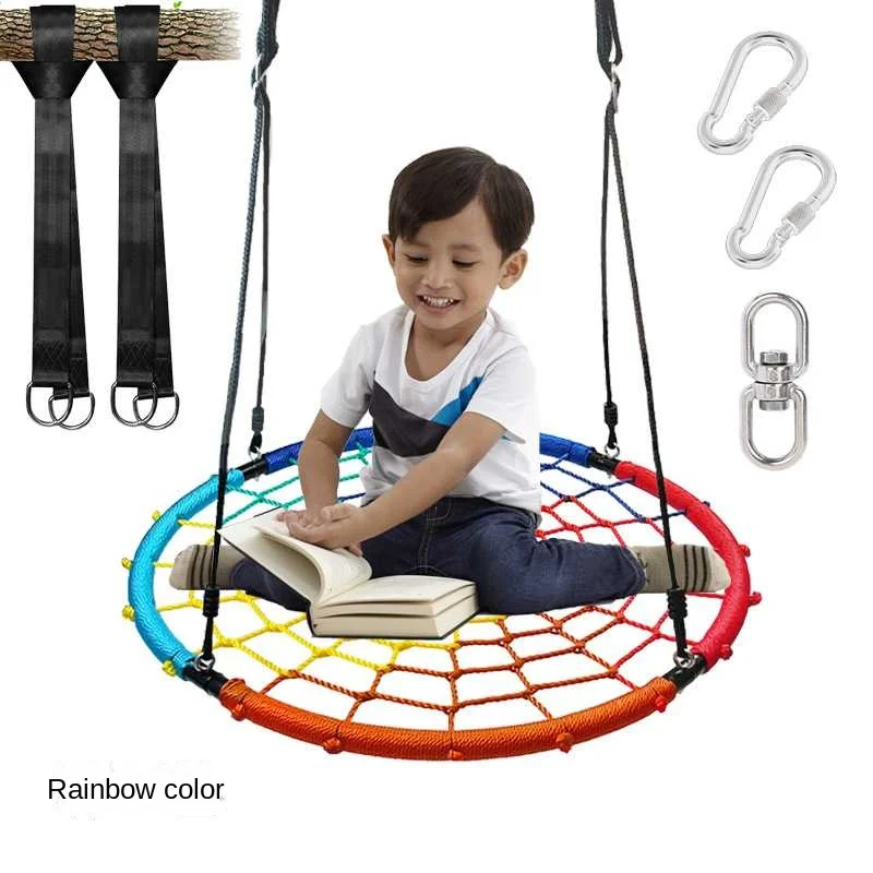 

Multicolor 80cm Bird Nest Swing Kids Toys Indoor Hammock Outdoor Rope Swing Качели Садовые Уличные Garden Furniture Cabeceros