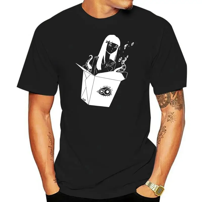 

Camiseta de Anime de la escuela para llevar, camisa holgada Unisex de Manga, obra de arte, color negro y azul marino, S-6Xl