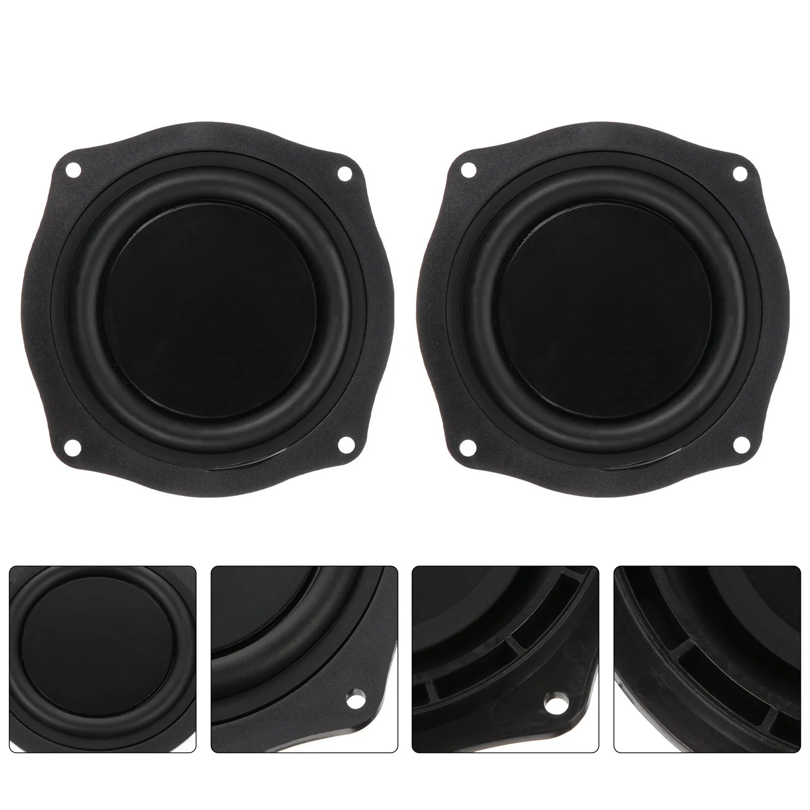 

2 PCS Speaker Radiator Accessories Passive Speakers Bass Woofer Diaphragm Plate Automotive Part