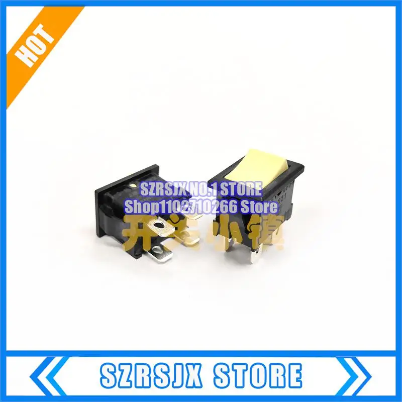 

2pcs/lot Ship type switch JW-S21 4-pin 2-speed white 15X21 10A high current KCD1