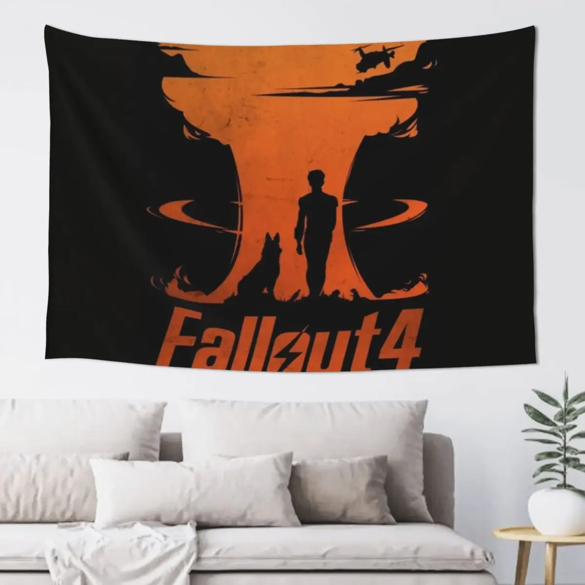 Fallout 4 постер гобелен украшения для комнаты настенный ковер деко
