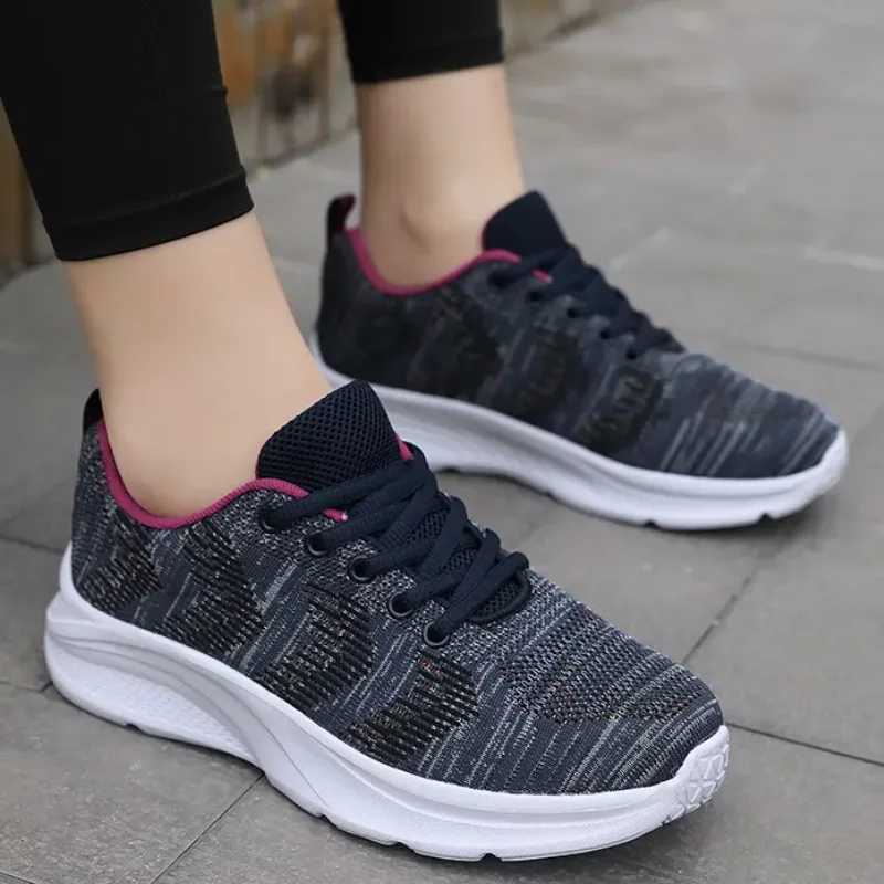 

2022 Spring Street Style Ladies Casual Athletic Walking Shoes Tennis Ladies Platform Sneakers Footwear Ladies Vulcanized Shoes