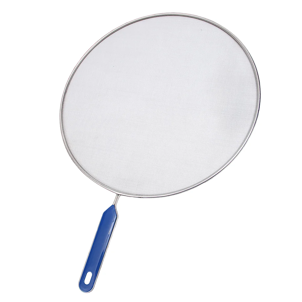 

Mesh Strainer Stove Oil Guard Grease Filter Oil Screen Cooking Oil Strainer Mesh Splatter Screen Handle