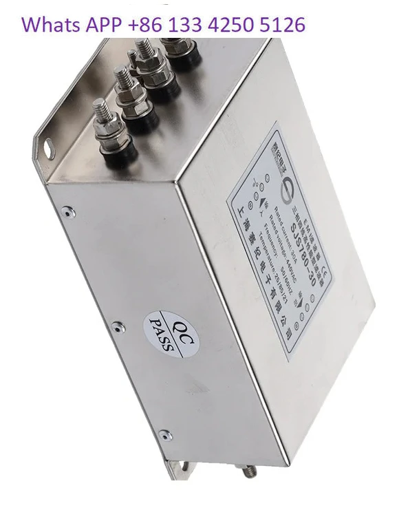 Фото Saiji SJS780 трехфазный четырехпроводной трехступенчатый высокопроизводительный фильтр питания переменного тока emi 380 В 440 В с защитой от помех №1