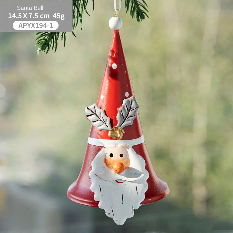 Креативный Рождественский Декоративный Металлический Кулон-колокольчик С