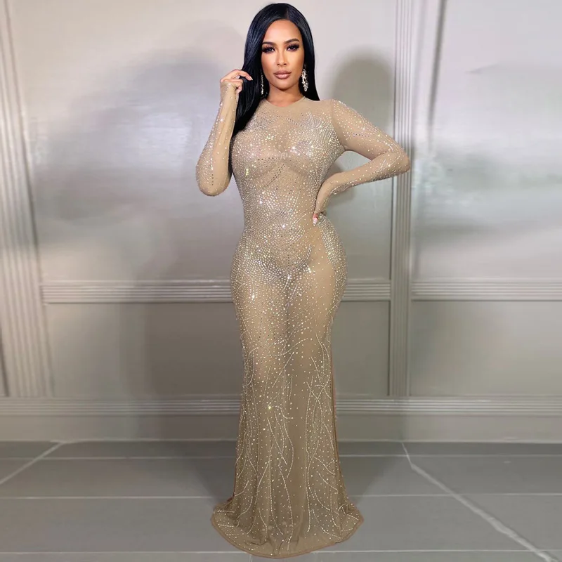 Felyn 2021 лучшее качество модный дизайн однотонное платье с круглым вырезом и