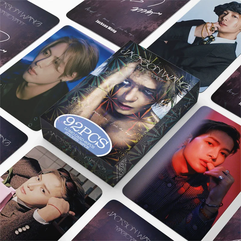 

Лазерные фотокарточки Jackson Wang MAGICMAN2