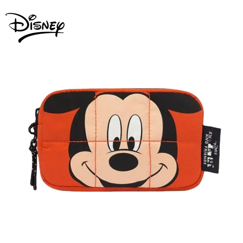 Disney Mickey Mouse Crossbody Bag Lightweight Two Colors for Girls Cartoon Cute Single Room Shoulder Bag Lightweight