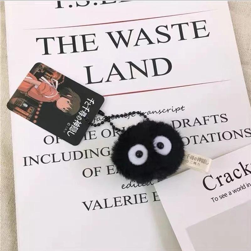 Милый миниатюрный плюшевый брелок в виде пыли спиральный с изображением