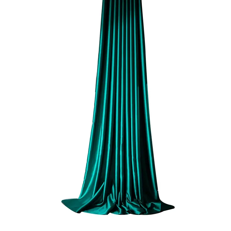 

NEW Faux Silk Blackout Curtain for Living Room Bedroom Patio Door Dense Darkening Shading Drape Beige Oliver Sapphire Orange 30C