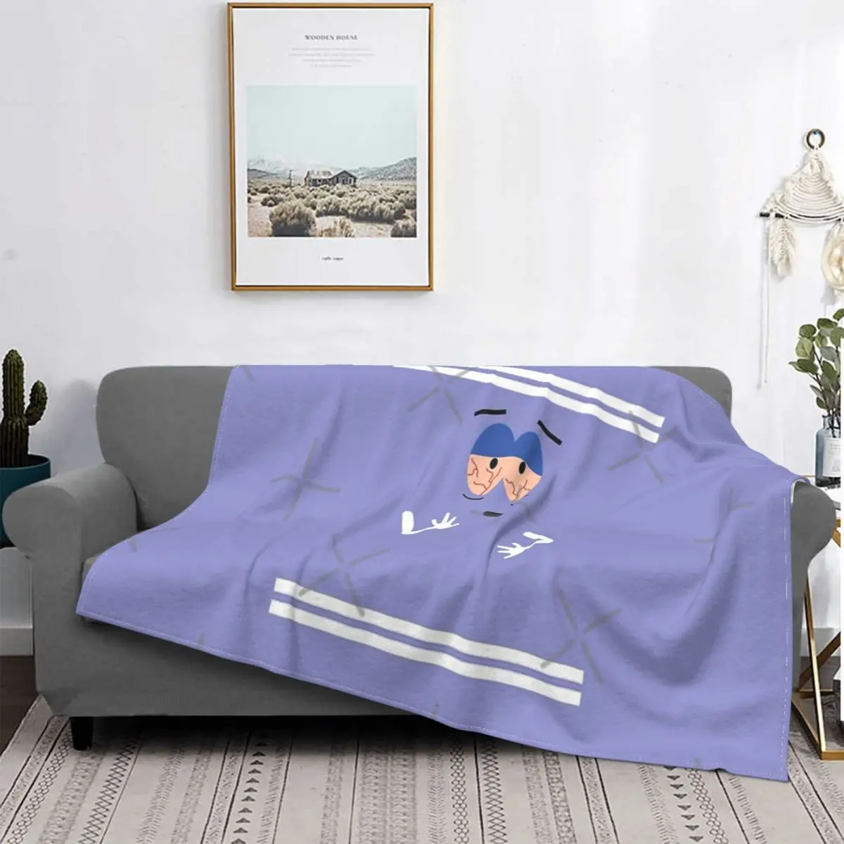 

Towlie-colcha a cuadros para cama, toalla de playa, manta térmica, fundas de cama de invierno