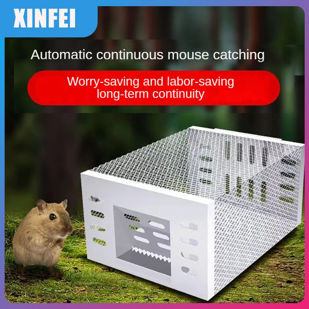 

Safe Firm Mouse Trap Home Automatic Mousetrap Rat Rodent Exterminator Environmental Safety Mouse Cage Non-toxic Live Mouse Trap