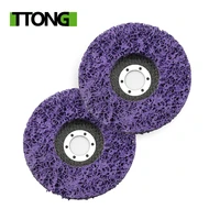 2pcs poly strip disc abrasive wheel paint rust remover clean grinding wheel 125mm angle grinder coral disc polishing disc